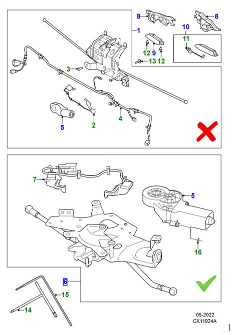 Jaguar F Type Convertible Roof Latch Assembly T2R76112