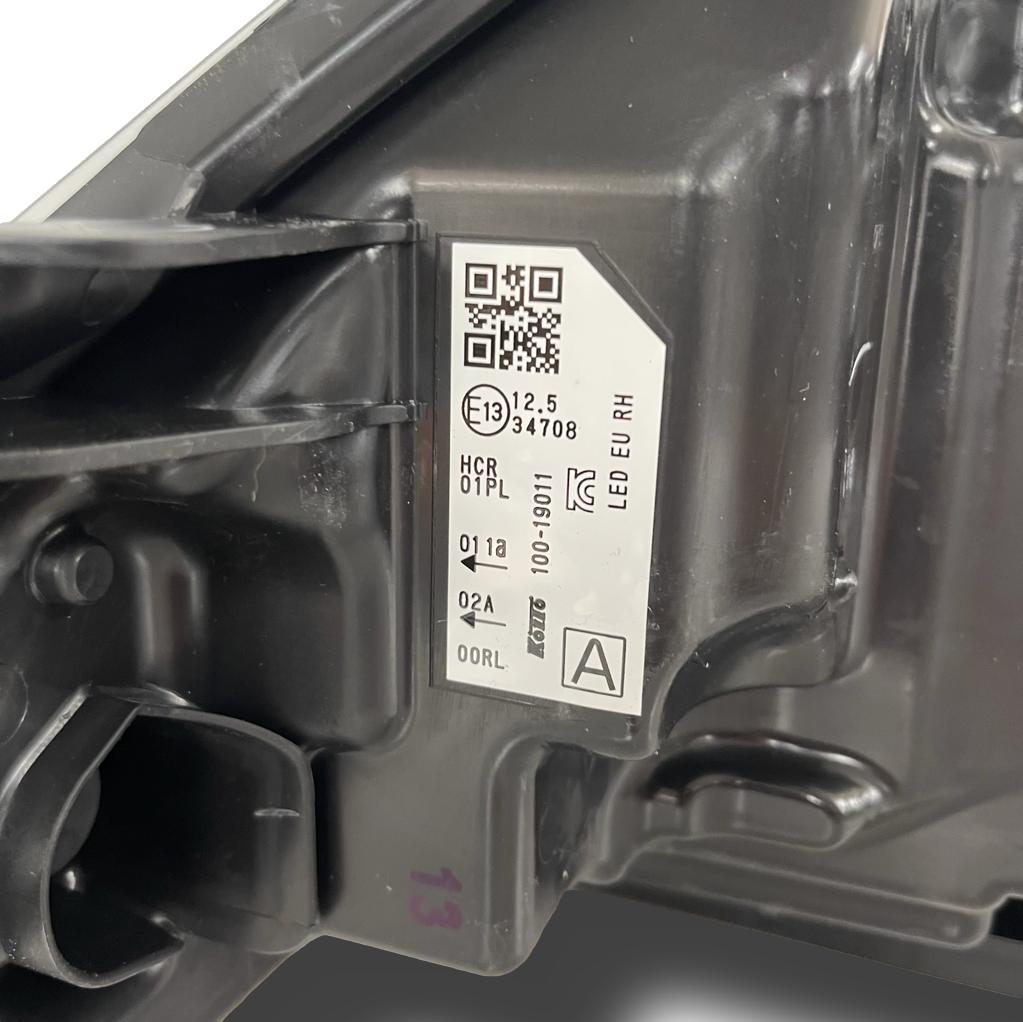 Genuine New Nissan Qashqai Headlight Led Right Side Left Hand Drive 26010Hv05B