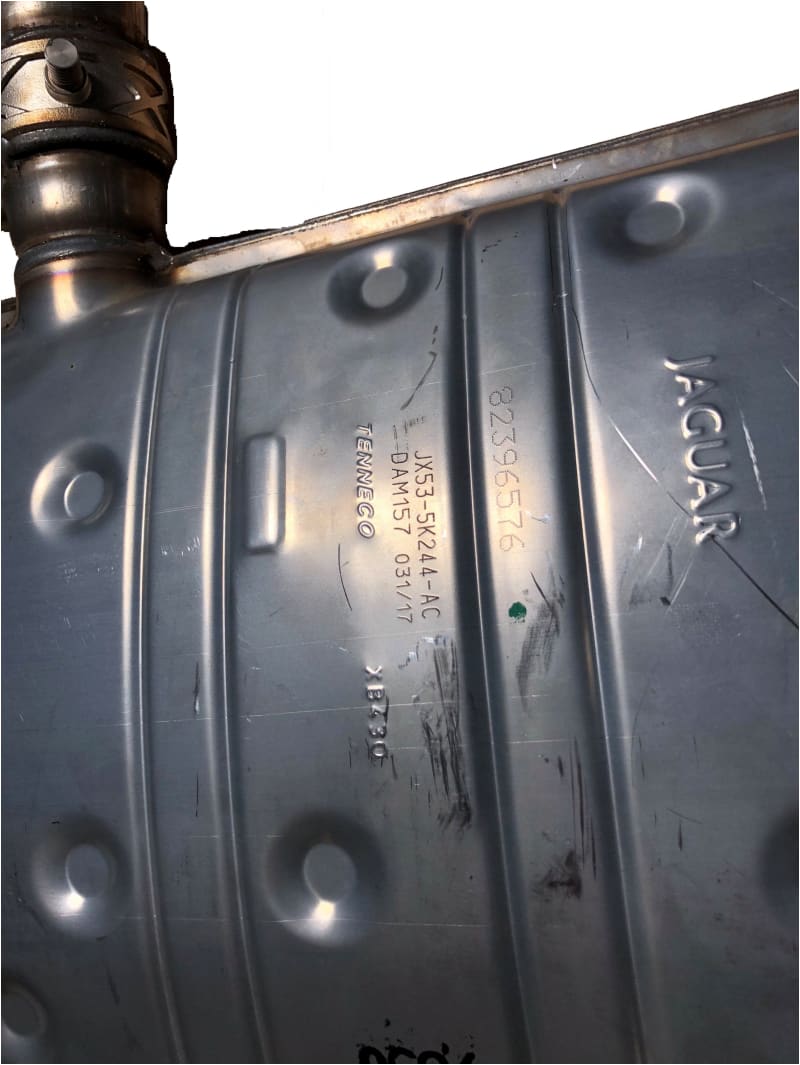 Genuine Jaguar F Type Exhaust Silencer 2.0 Petrol T2R28079 JX535K244A Jaguar Land Rover