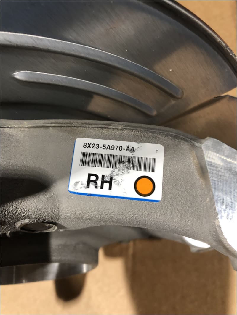 Genuine Jaguar XK Hub Carrier and Wheel Hub 2006-2014 Right Hand Rear 8X235A970AA Norfolk Prestige Car Parts UK Ltd