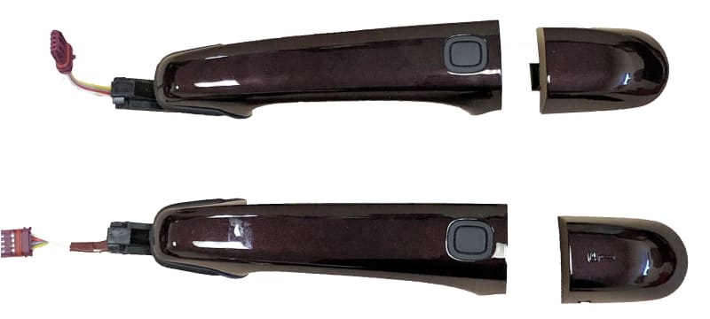 Genuine Jaguar XF Door Handle 2009 to 2015 pair White C2Z3509XXX 8X2322400ABW Jaguar OEM