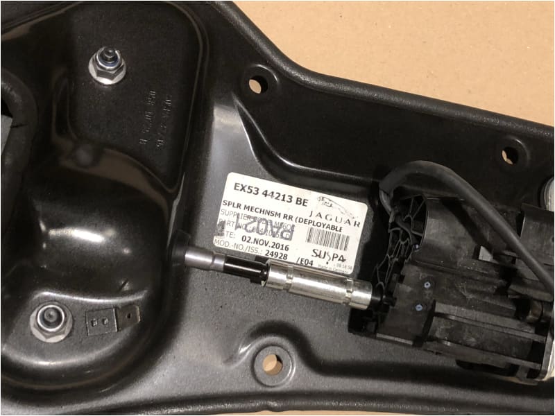 Jaguar F Type rear Spoiler Mechanism Only Coupe T2R44443 EX5344213B Norfolk Prestige Car Parts UK Ltd