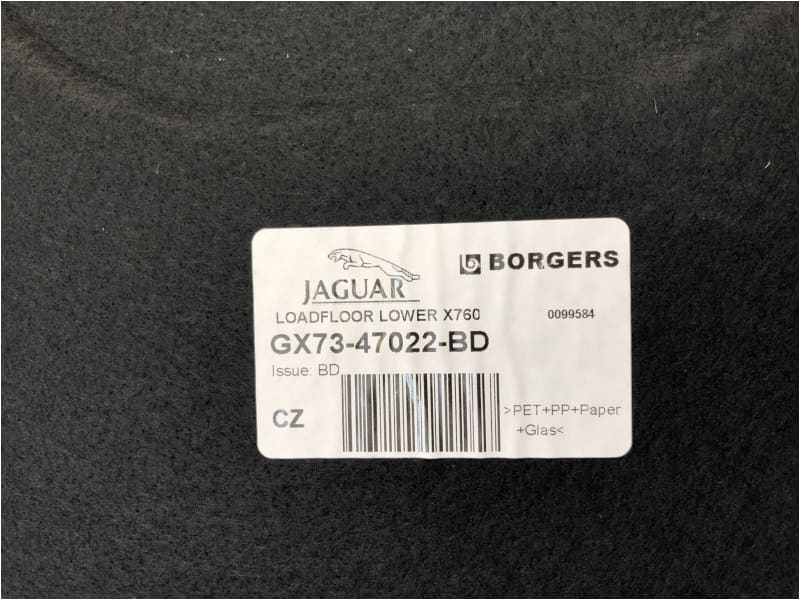Genuine Jaguar XE Boot Floor Load Floor T4N23570 GX7347022B Jaguar OEM