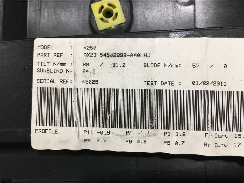 Jaguar XF Sunroof complete X250 2009-2015 C2Z26281 AX2354500A18AB Norfolk Prestige Car Parts UK Ltd