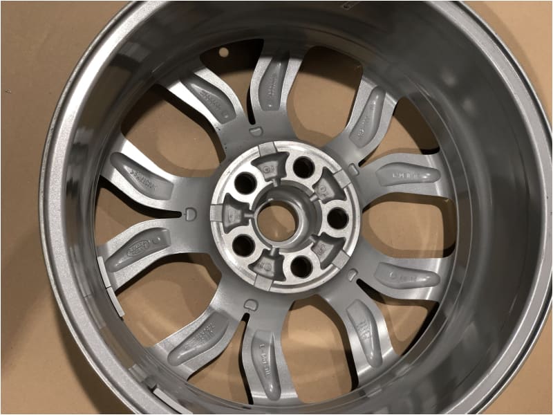 Land Rover Discovery 5 19" style 5021 5 split spoke alloy only silver finish Norfolk Prestige Car Parts UK Ltd