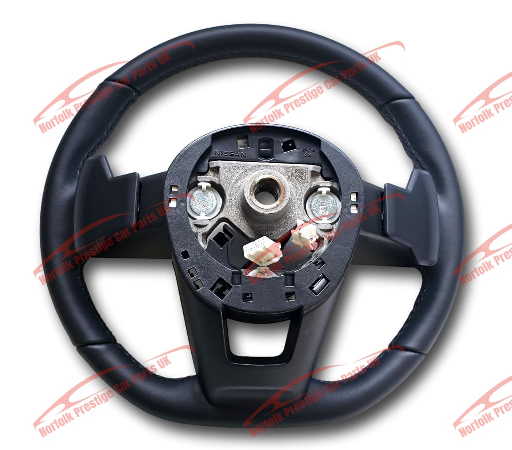 Nissan Qashqai Leather Steering Wheel Flat Bottom 484306Uh0B J12 2021> (03112023)