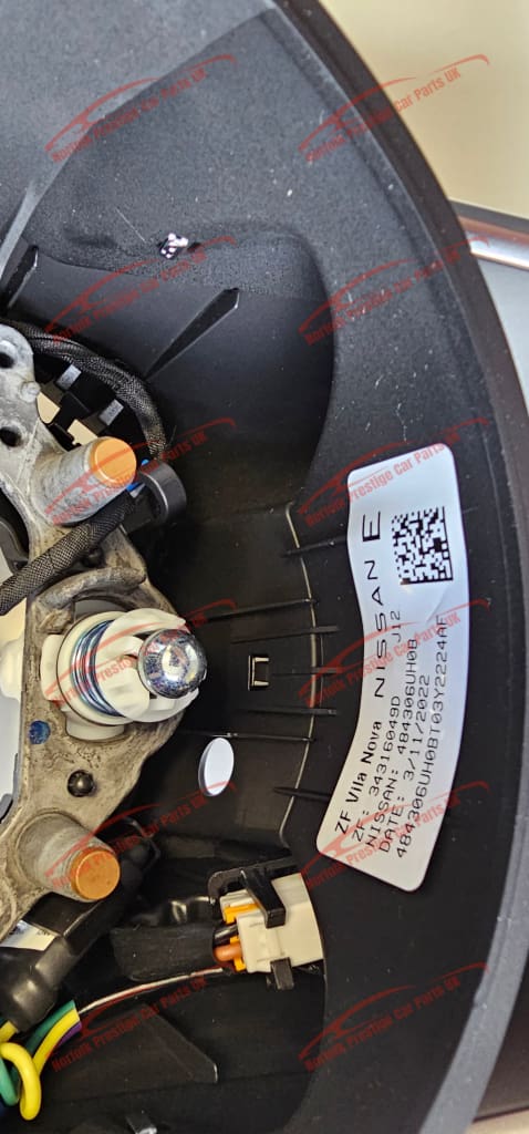 Nissan Qashqai Leather Steering Wheel Flat Bottom 484306Uh0B J12 2021> (03112023)
