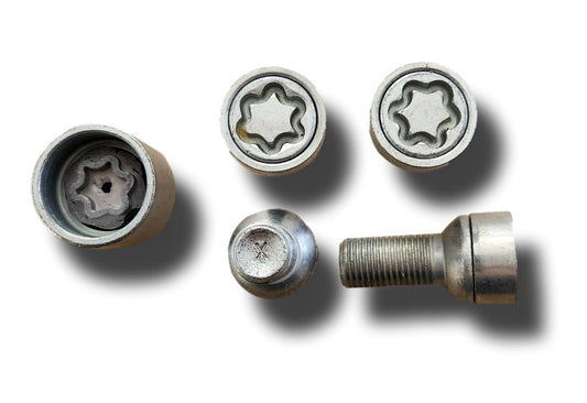 Volkswagen Locking Wheel Nut Set and Key X
