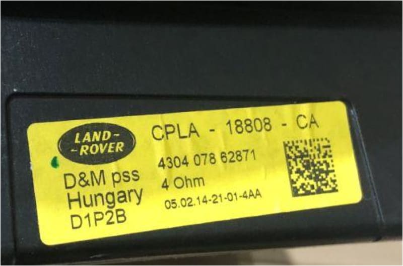 Genuine Range Rover Subwoofer Also Evpoque LR033287 CPLA18808CA Jaguar