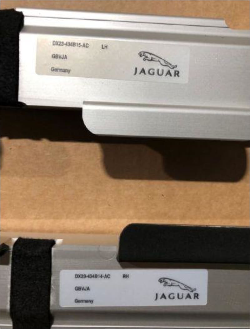 Genuine Jaguar XF Luggage Rails 2009-15 C2Z22445 C2Z22446 DX23434B15 DX23434B14 Jaguar