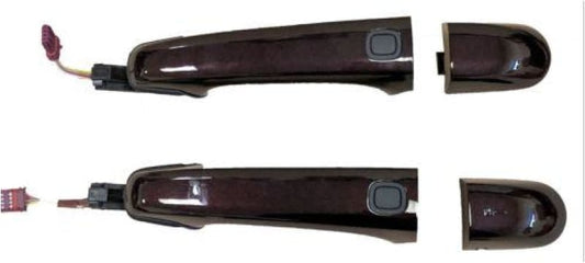 Genuine Jaguar XF Door Handle 2009 to 2015 pair Red C2Z3509XXX 8X2322400ABW Jaguar