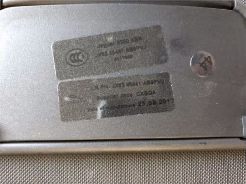 Genuine Jaguar XF SportBrake Tonneau Cover Load Cover 2016 on T2H37642PVJ JX6345441AD8PVJ Jaguar