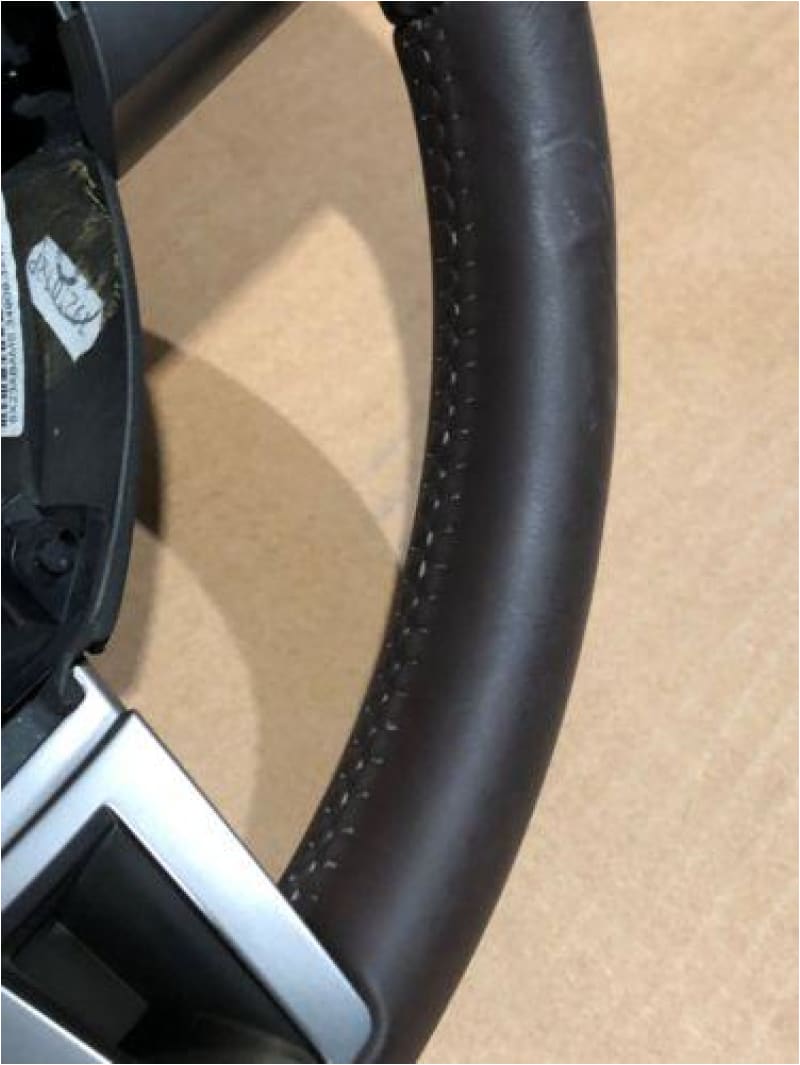 Genuine Jaguar XK Leather Steering Wheel 2006-2014 Paddle shift Cruise Voice Jaguar