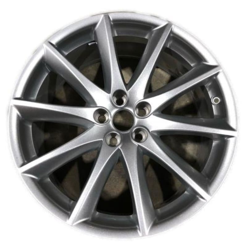 Jaguar XJ 19" Aleutian Alloy wheel Silver Front 9J C2D4499 AW931007CA jaguar