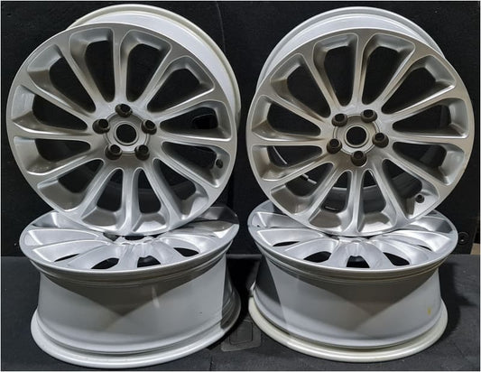 Range Rover 20” Swirl Silver Alloy Wheels Style 1065 LR098796 JK521007AA Land Rover OEM
