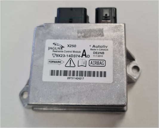 Genuine Jaguar XF Restraints Control Module C2Z16639 9X2314D374AD Norfolk Prestige Car Parts UK Ltd