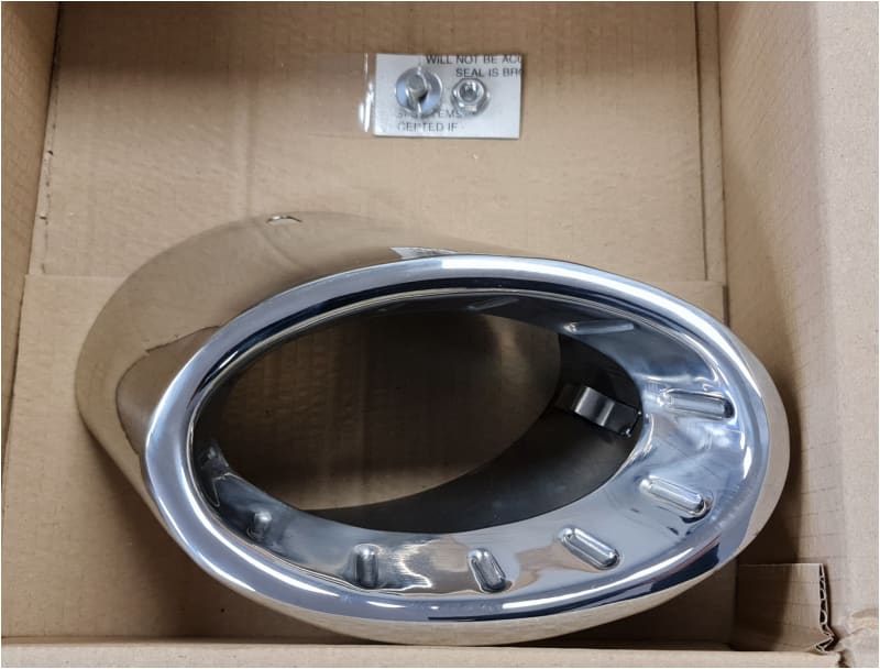 Jaguar XF Tailpipe Finisher Kit Pair 2.2 diesel 2009-15 C2Z25367 CX2M5C262AA Jaguar Land Rover