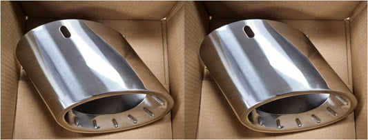 Jaguar XF Tailpipe Finisher Kit Pair 2.2 diesel 2009-15 C2Z25367 CX2M5C262AA Jaguar Land Rover