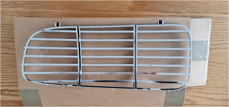 Genuine Jaguar XJ Radiator Grille Vane 2003-09 C2C11798 2W9301896CA Jaguar