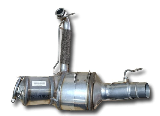 Genuine Jaguar XJ EU6 Exhaust catalyst and down pipe C2D56191 KW935H240AA Jaguar