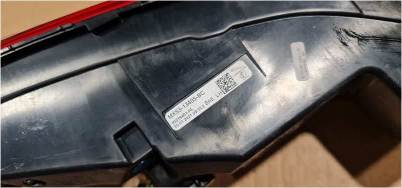 Jaguar F Type Rear Light LH USA Spec MY20 T2R49079 MX5313405BC Jaguar