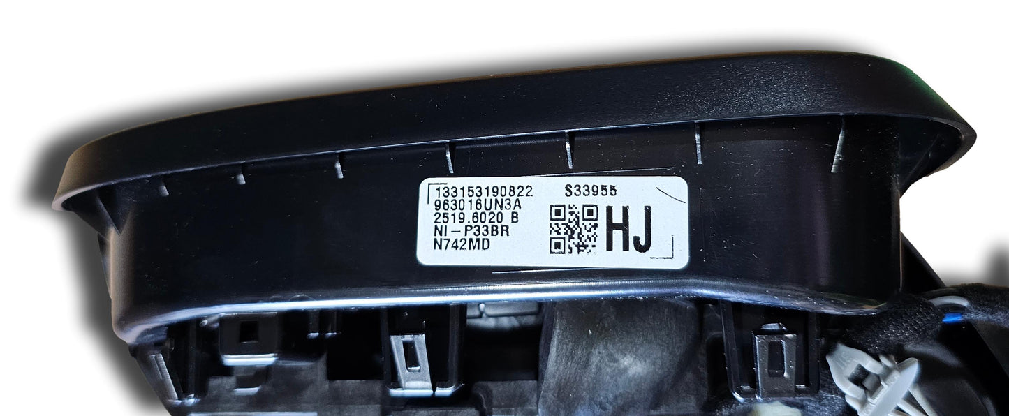 Caméra de rétroviseur de porte Nissan Qashqai côté conducteur RHD J12 2021&gt; 963016UN3A HJ