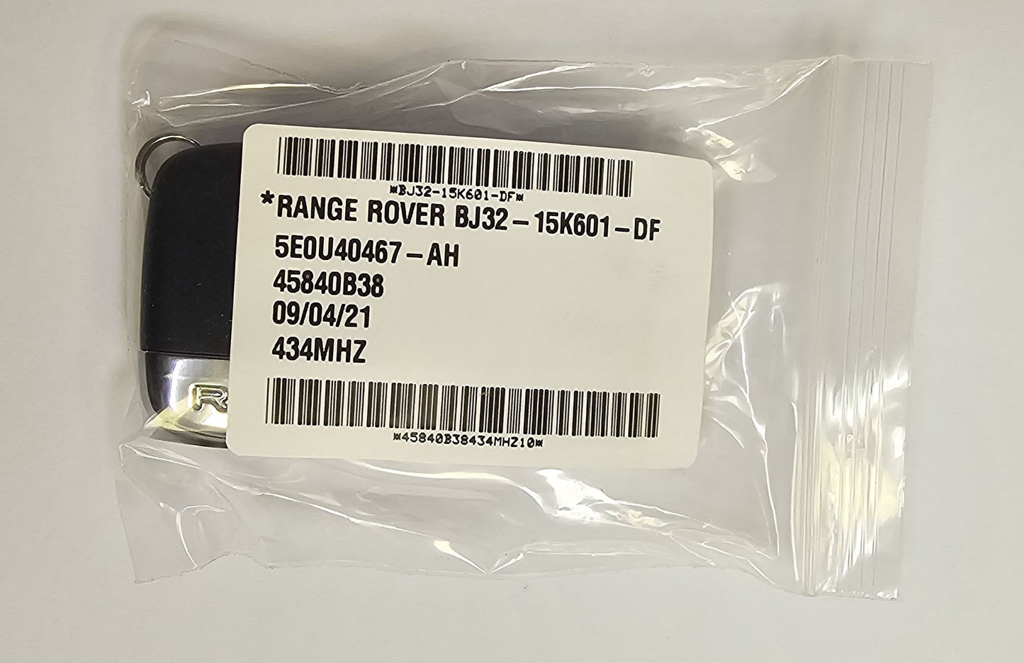 Télécommande clé Range Rover Evoque 433 MHz 2012-18 LR087661