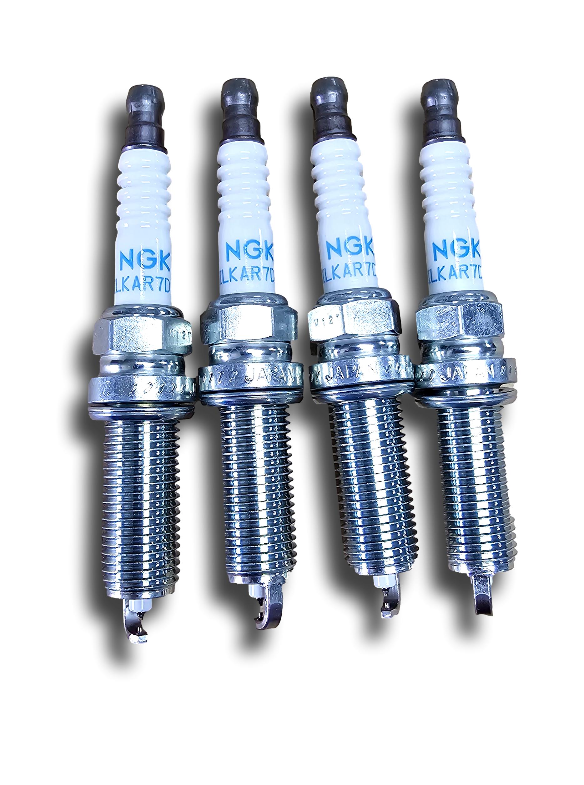 New Genuine Nissan Qashqai 2.0 Petrol Spark Plug Set Of 4 Ngk 22401-1Va1C
