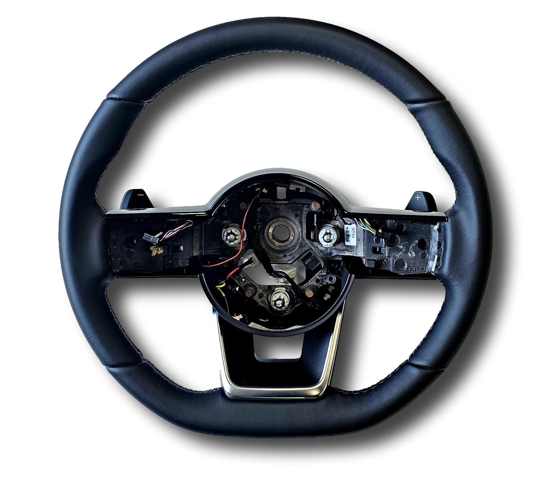 Nissan Qashqai Leather Steering Wheel Flat Bottom 484306Uh0B J12 2021> (03112023)