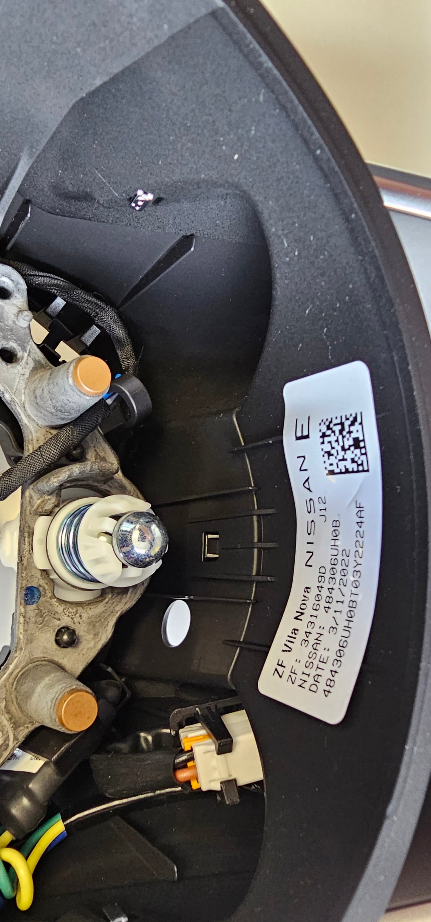 Nissan Qashqai Leather Steering Wheel Flat Bottom 484306Uh0B J12 2021> (03112023)