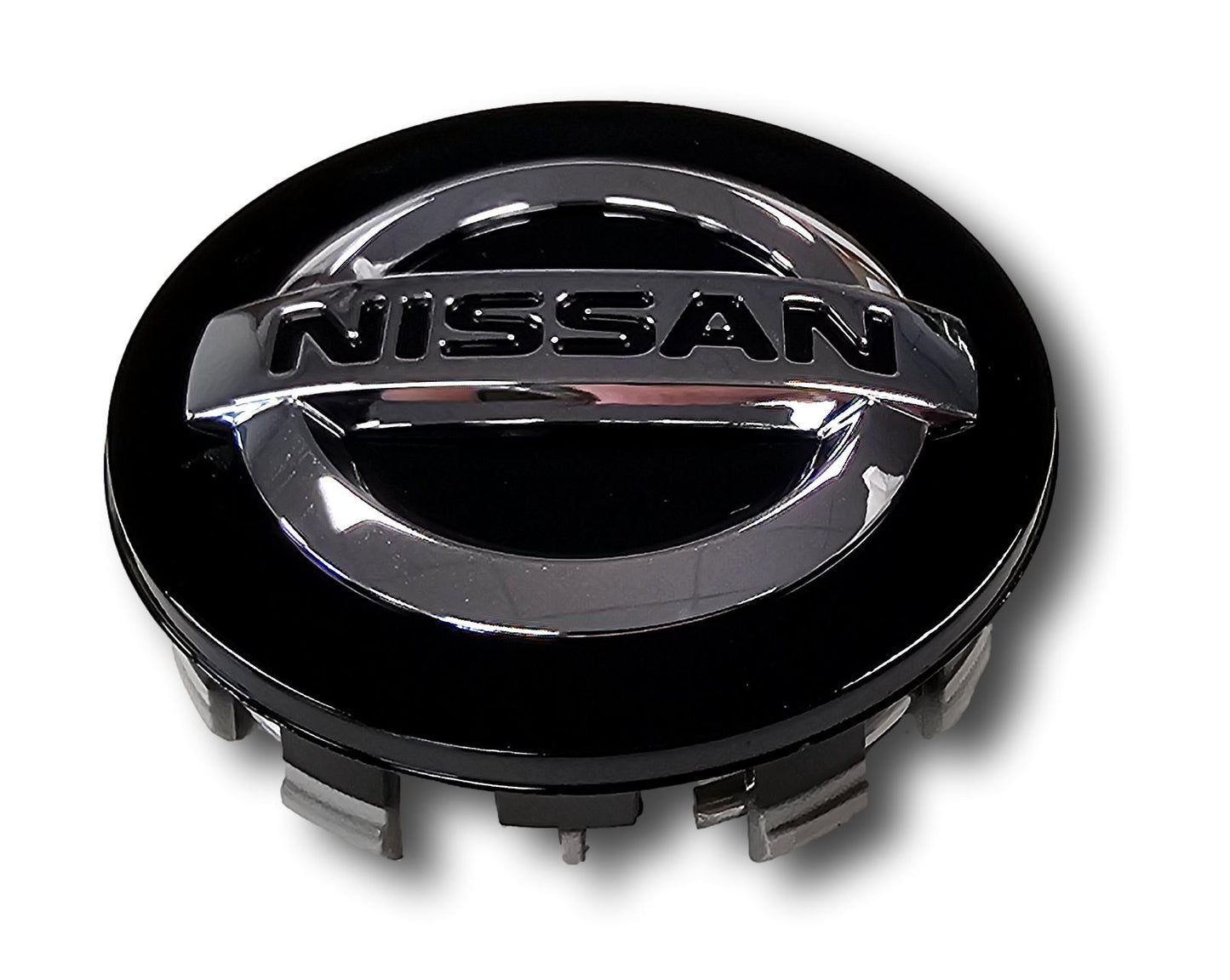 Véritable nouveau capuchon de centre de roue Nissan noir, ensemble de quatre 40342 BR02A