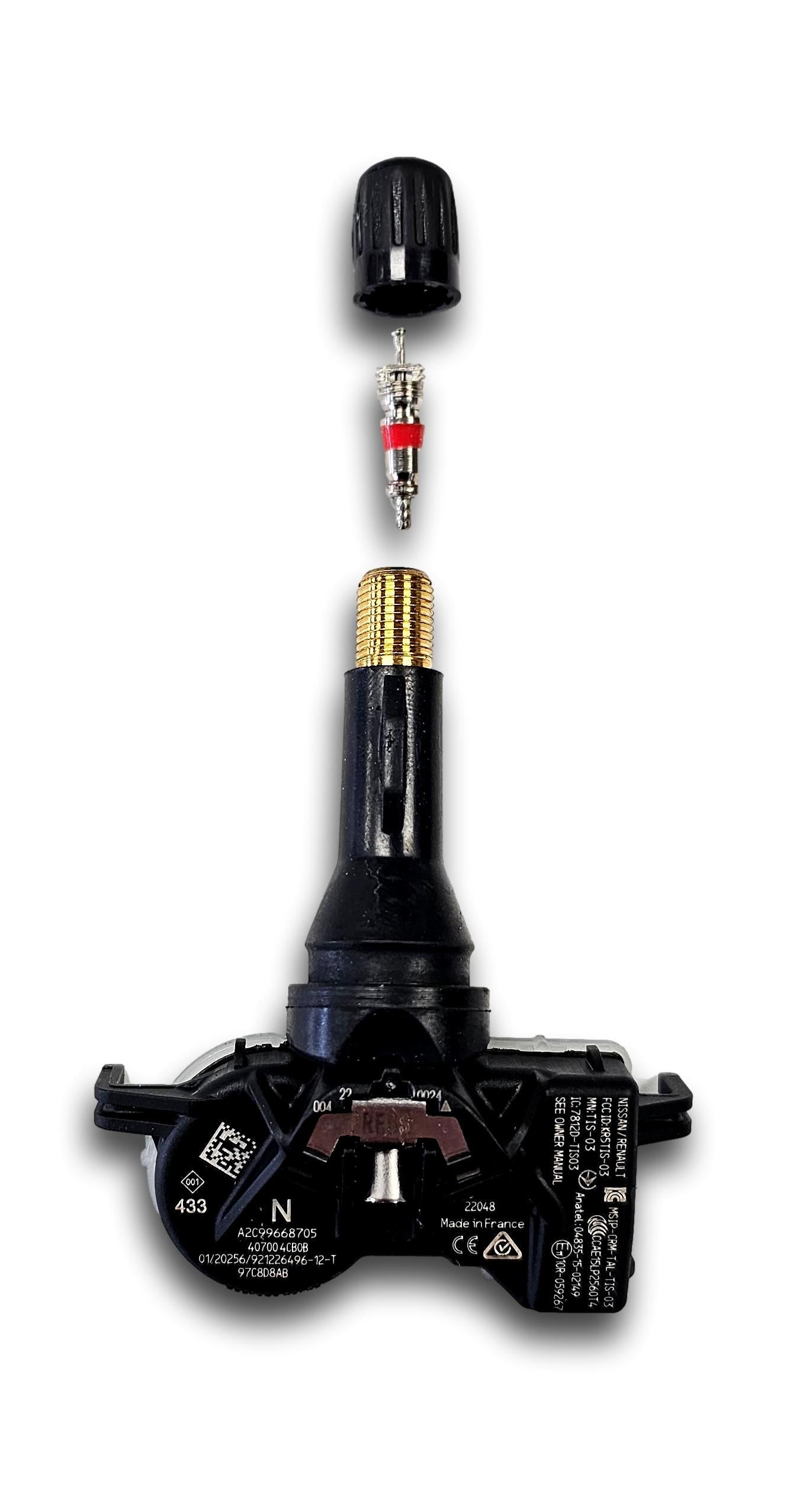 New Renault Zoe Tyre Pressure Monitor Sensors Tpms Single 407004Cb0B