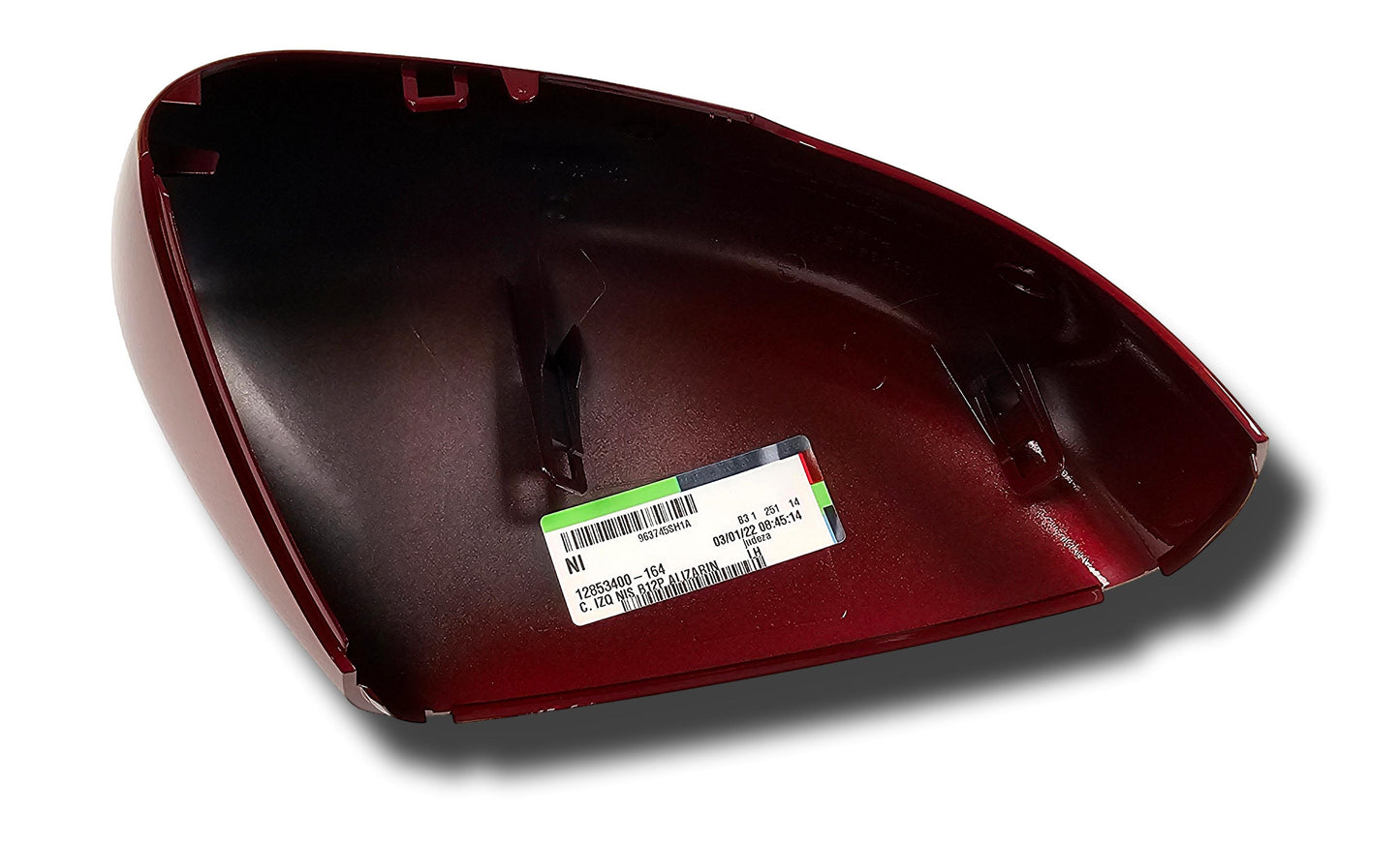 Cubierta original para espejo de puerta Nissan Leaf, color rojo alizarina, mano izquierda, 2018 en adelante 963745SH1A (#24012024)