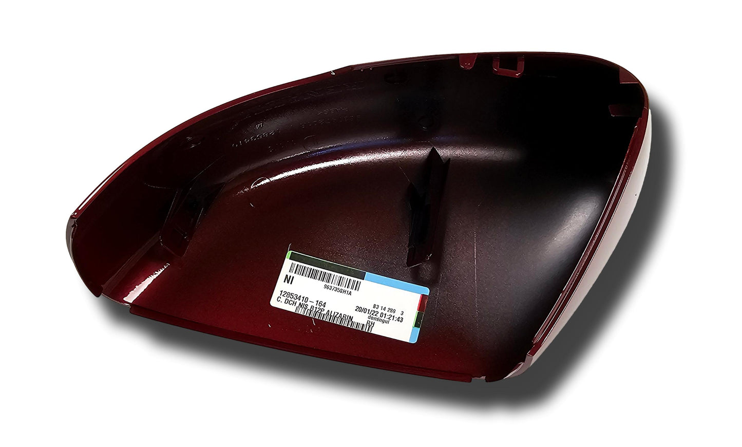 Cubierta original para espejo de puerta Nissan Leaf, color rojo alizarina, mano derecha, 2018 en adelante 963735SH1A (#24012024)