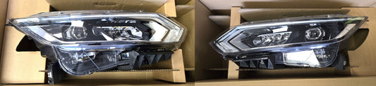 Genuine New Nissan Qashqai Headlights Full Led Pair Eu Left Hand Drive 26010Hv00B 26060Hv00B