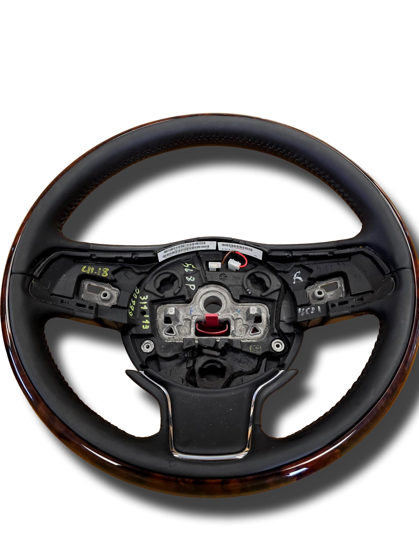 Volante jaguar xj volante in legno in pelle nera paddle shift voce da crociera