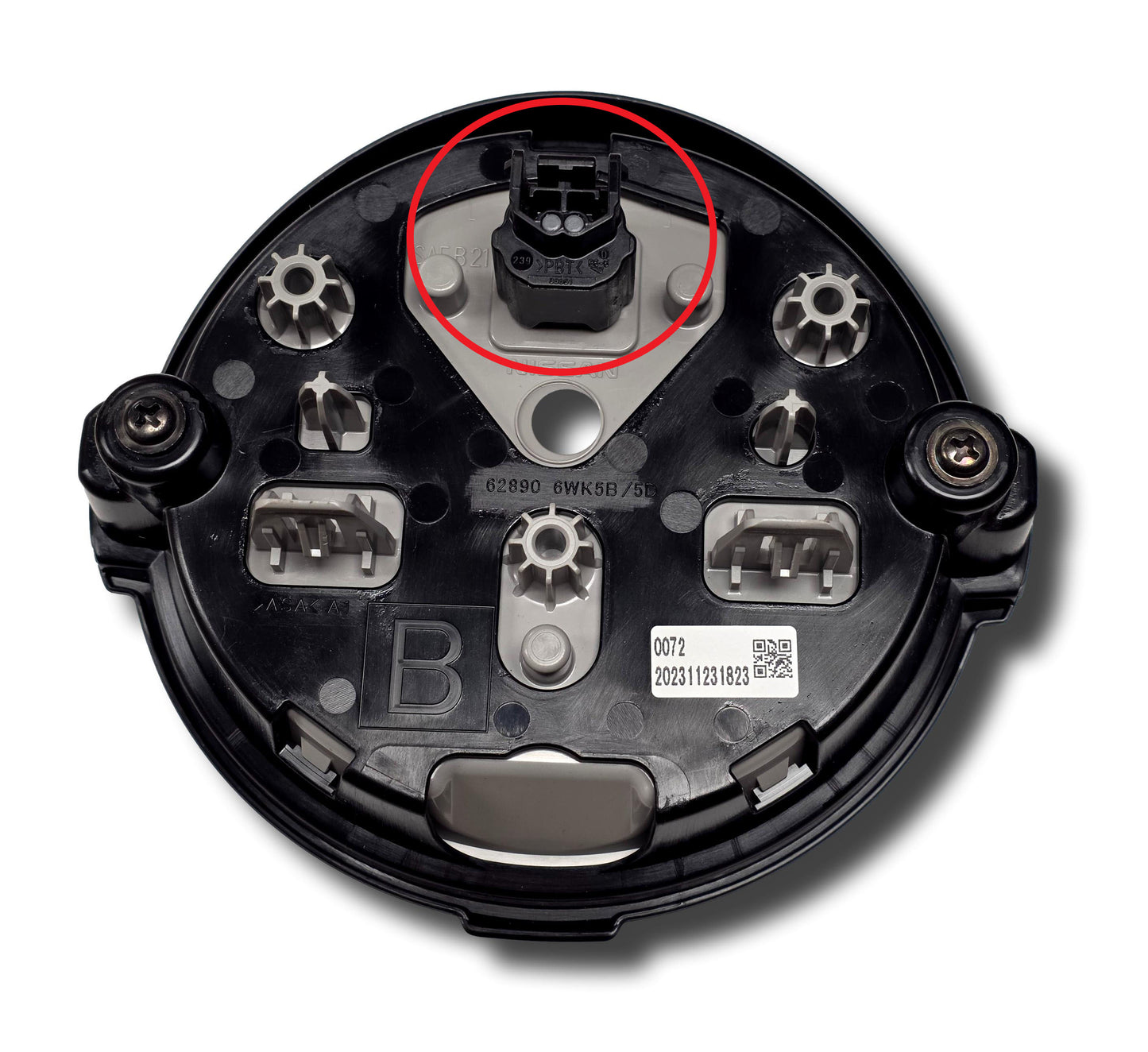 Badge de calandre avant illuminé Nissan Leaf 628906WK5C 2017-22 (#14062024)