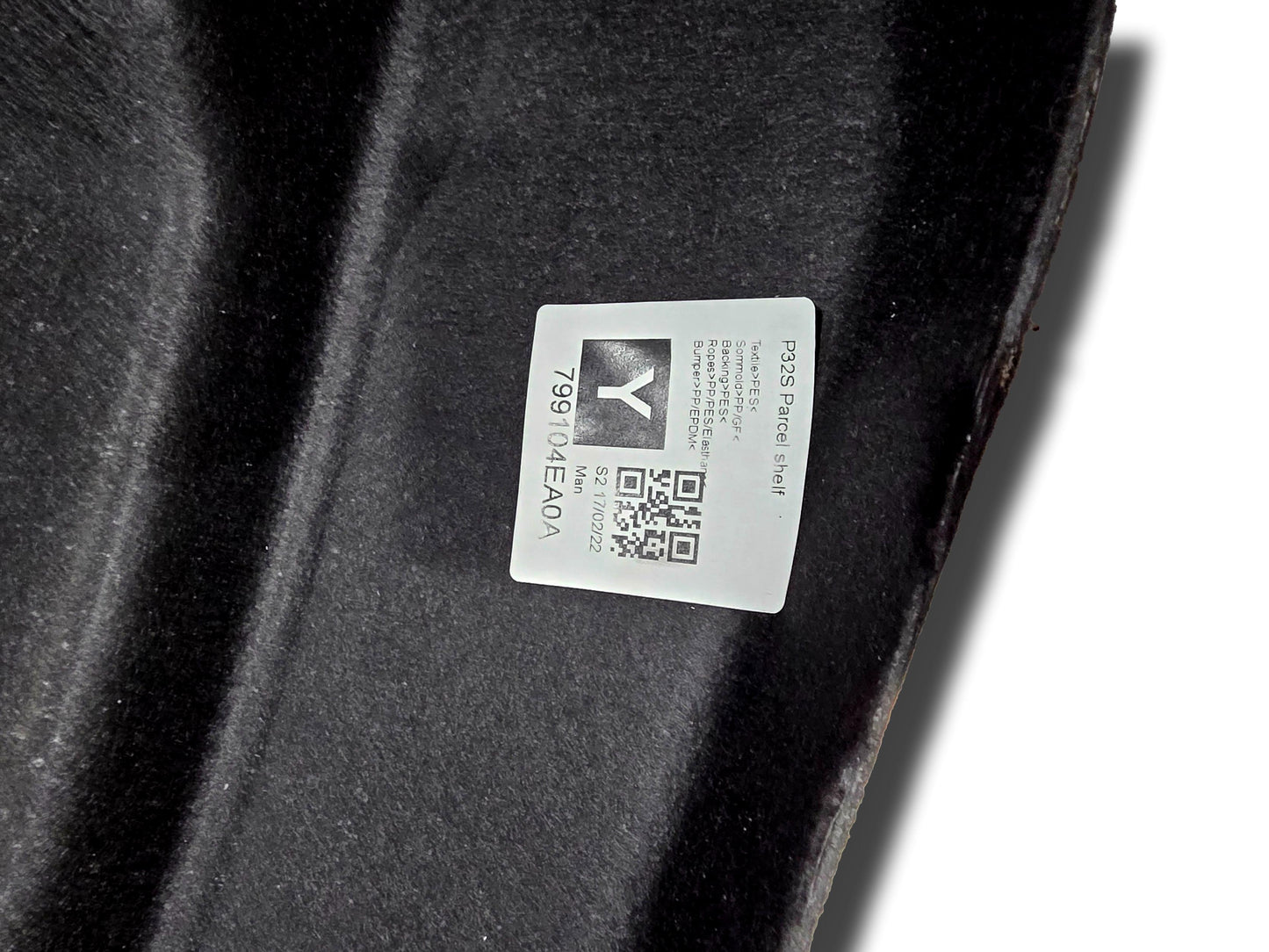 Nissan Qashqai Parcel Shelf Load Cover 799104EA0A J11 2014-21