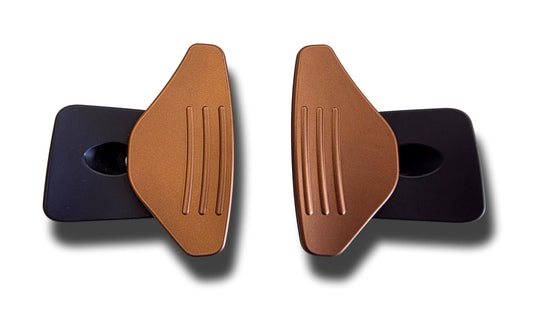 Jaguar F Type Bronze Paddle Shift Gear Selectors T2R18073 T2R18074 2014>