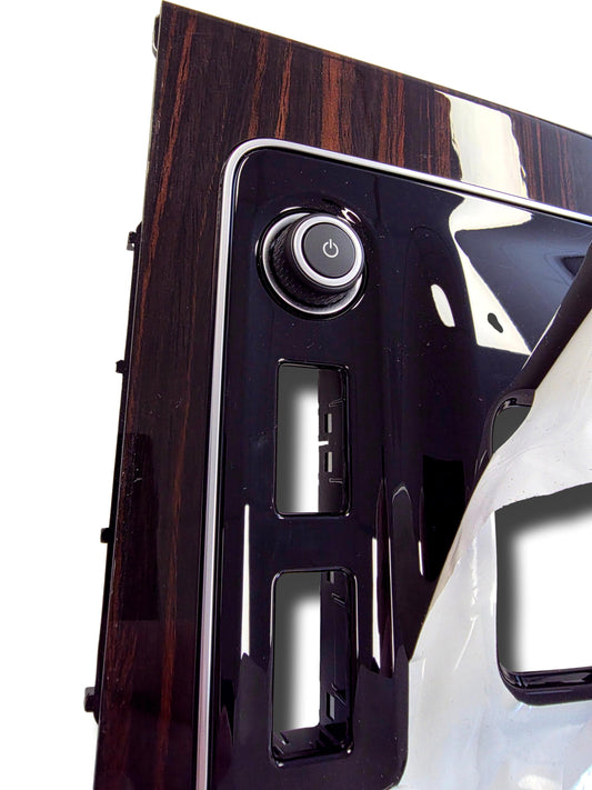 Jaguar XE Centre Console Trim Gloss Figured Ebony Wood T4N30385 2020MY