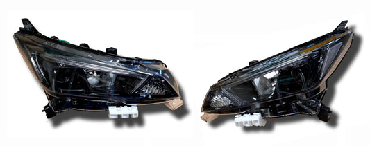New Nissan Leaf Headlights Halogen Pair UK ZE1 260605SJ0A 260105SJ0A 2022>