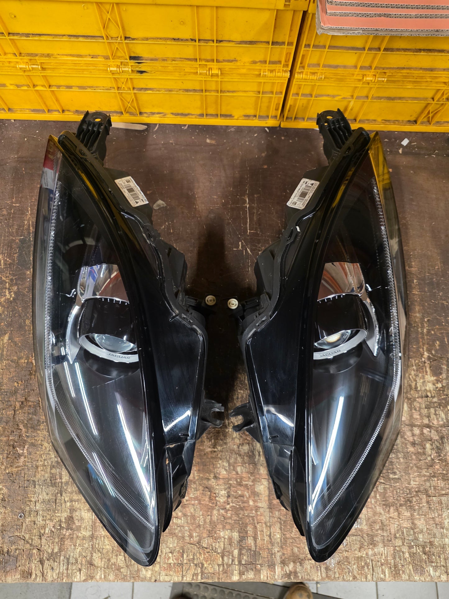 Jaguar F Type AFS Right Hand Drive Headlights pair