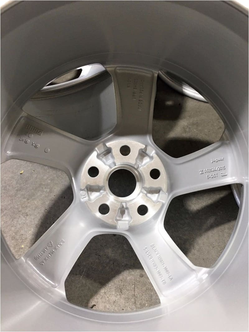 Jaguar F Pace 19" Fan 5 spoke Silver finish single Wheel T4A3988 Norfolk Prestige Car Parts UK Ltd