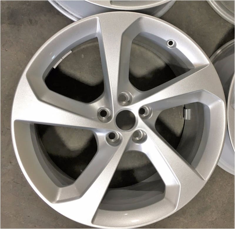 Jaguar F Pace 19" Fan 5 spoke Silver finish alloy Wheels T4A3988 Jaguar Land Rover