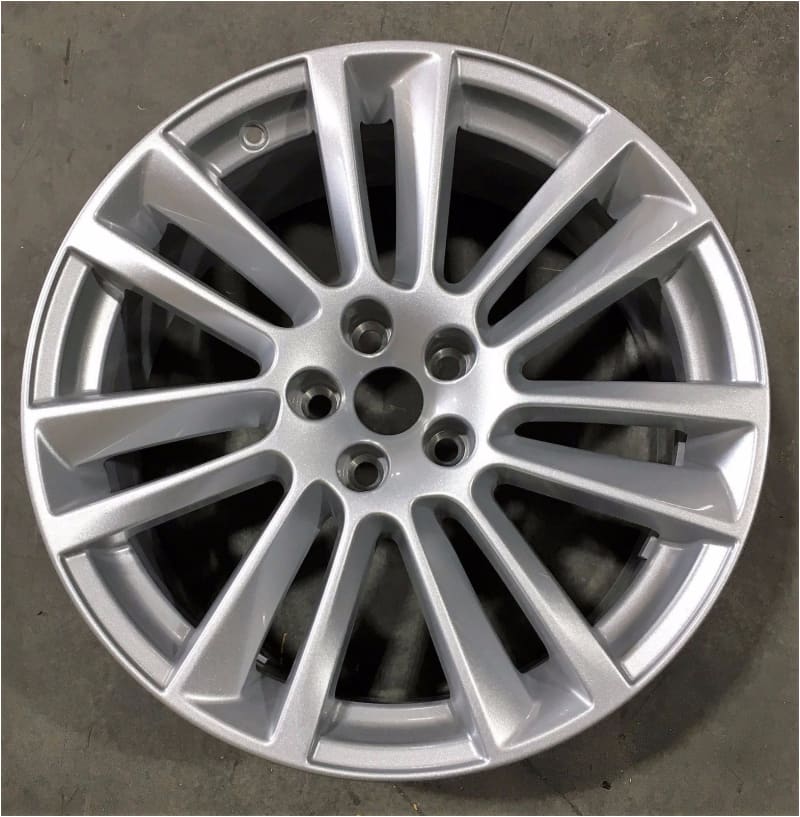 Jaguar F Pace 19" Razor 7 twin spoke silver finish alloy Wheel T4A2306 HK831007DA Jaguar Land Rover