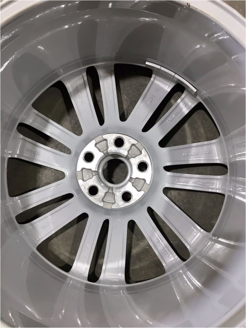 Jaguar F Pace 19" Razor 7 twin spoke silver finish alloy Wheel T4A2306 HK831007DA Jaguar Land Rover