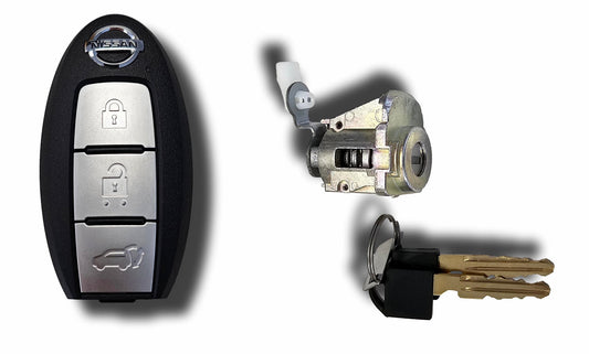 Genuine Nissan Qashqai Remote Key and Door Lock  285E36RR2B 998106UA0A