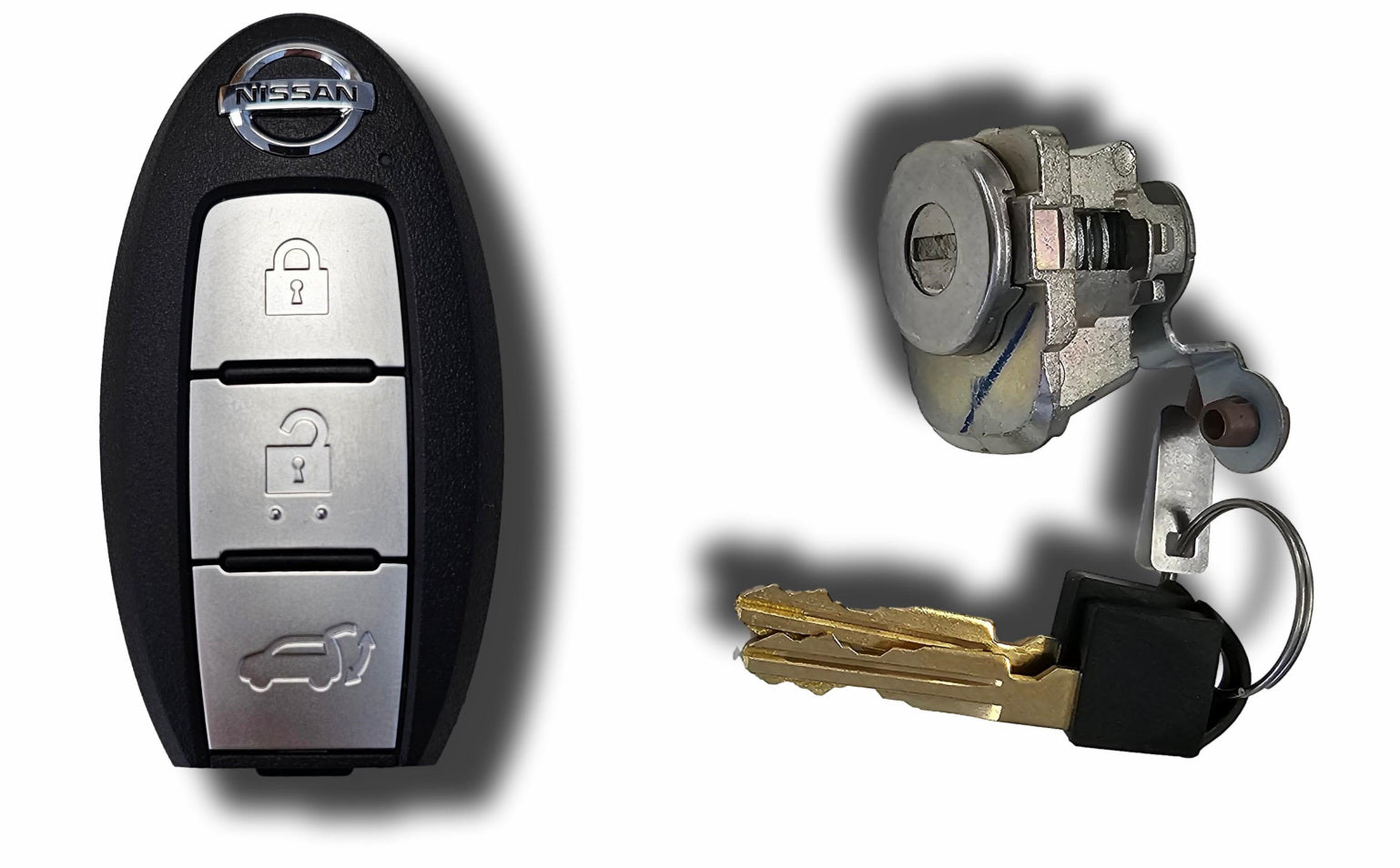 Genuine Nissan Qashqai Remote Key And Door Lock 285E36Rr2B 998106Ud2A