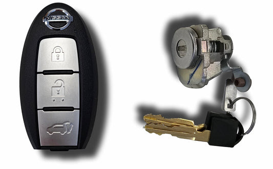 Genuine Nissan Qashqai Remote Key And Door Lock 285E36Rr2B 998106Ud2A