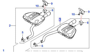 Jaguar XE Silencer Tailpipe 2.0 Petrol LH T4N15026 HX735K243CE